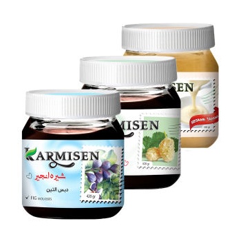  انجير و شیره توت و ارده ممتاز کارمیسن - 420 گرم مجموعه 3 عددی63493f5b6399f37980